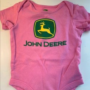 JOHN DEERE pink onesie 9-12 Months